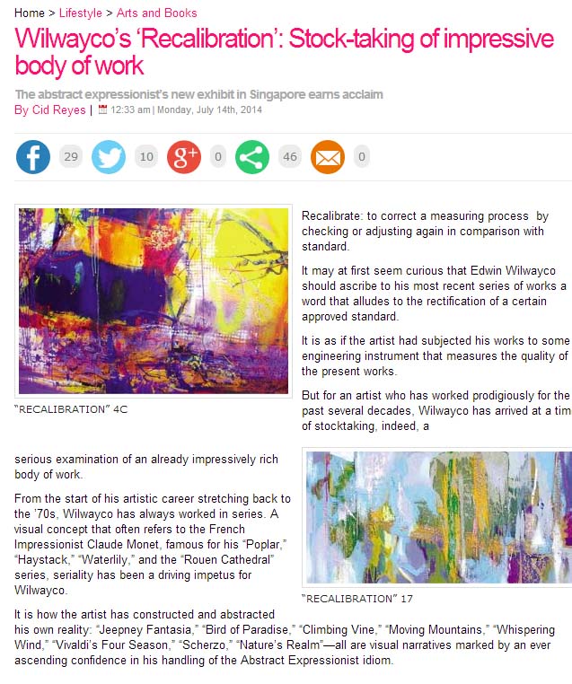 Stock-taking of Impressive Body of Works - Philippine Daily Inquirer